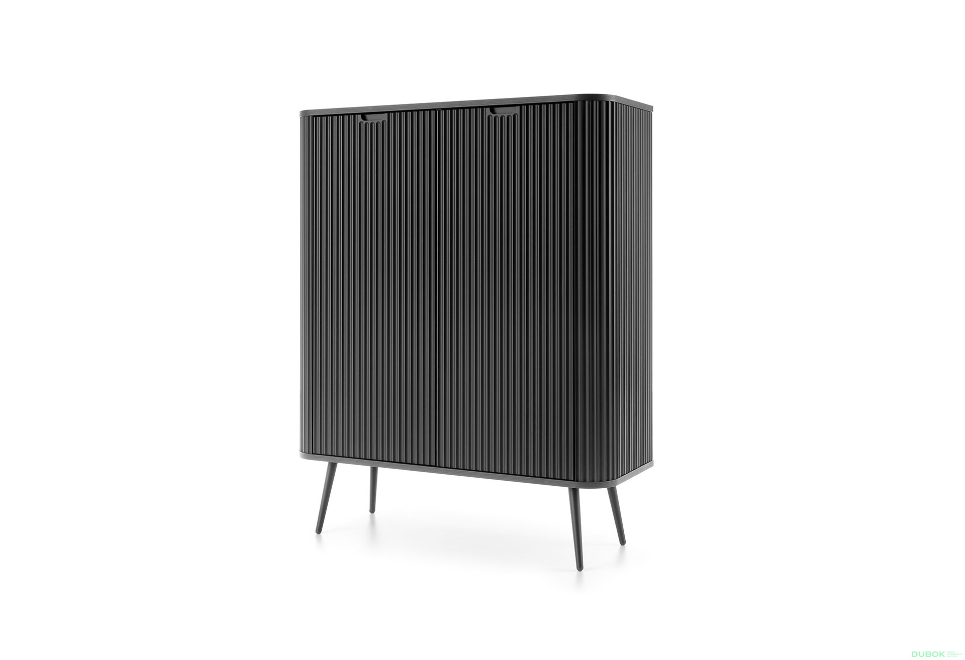 Komoda K-103 čierna, čierne nohy Zova - Fotografia 1 Fotografia 1 - Komoda K-103 čierna, čierne nohy Zova