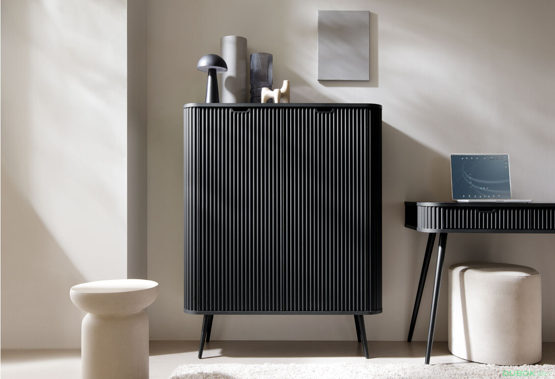 Komoda K-103 čierna, čierne nohy Zova - Fotografia 5 Fotografia 5 - Komoda K-103 čierna, čierne nohy Zova