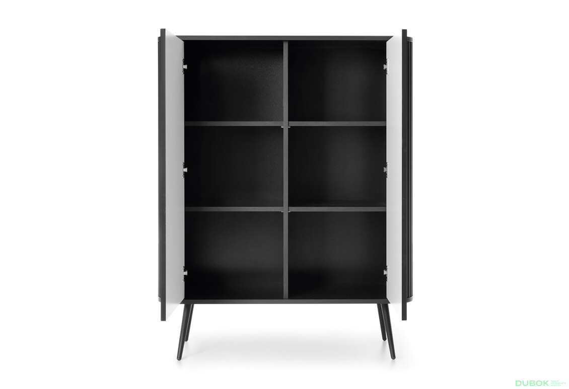 Komoda K-103 čierna, čierne nohy Zova - Fotografia 3 Fotografia 3 - Komoda K-103 čierna, čierne nohy Zova