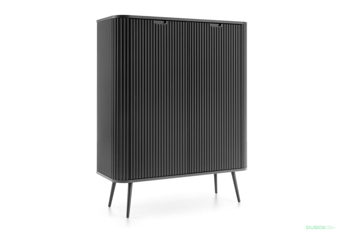 Komoda K-103 čierna, čierne nohy Zova - Fotografia 4 Fotografia 4 - Komoda K-103 čierna, čierne nohy Zova