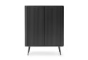 Komoda K-103 čierna, čierne nohy Zova - Fotografia 2 Fotografia 2 - Komoda K-103 čierna, čierne nohy Zova