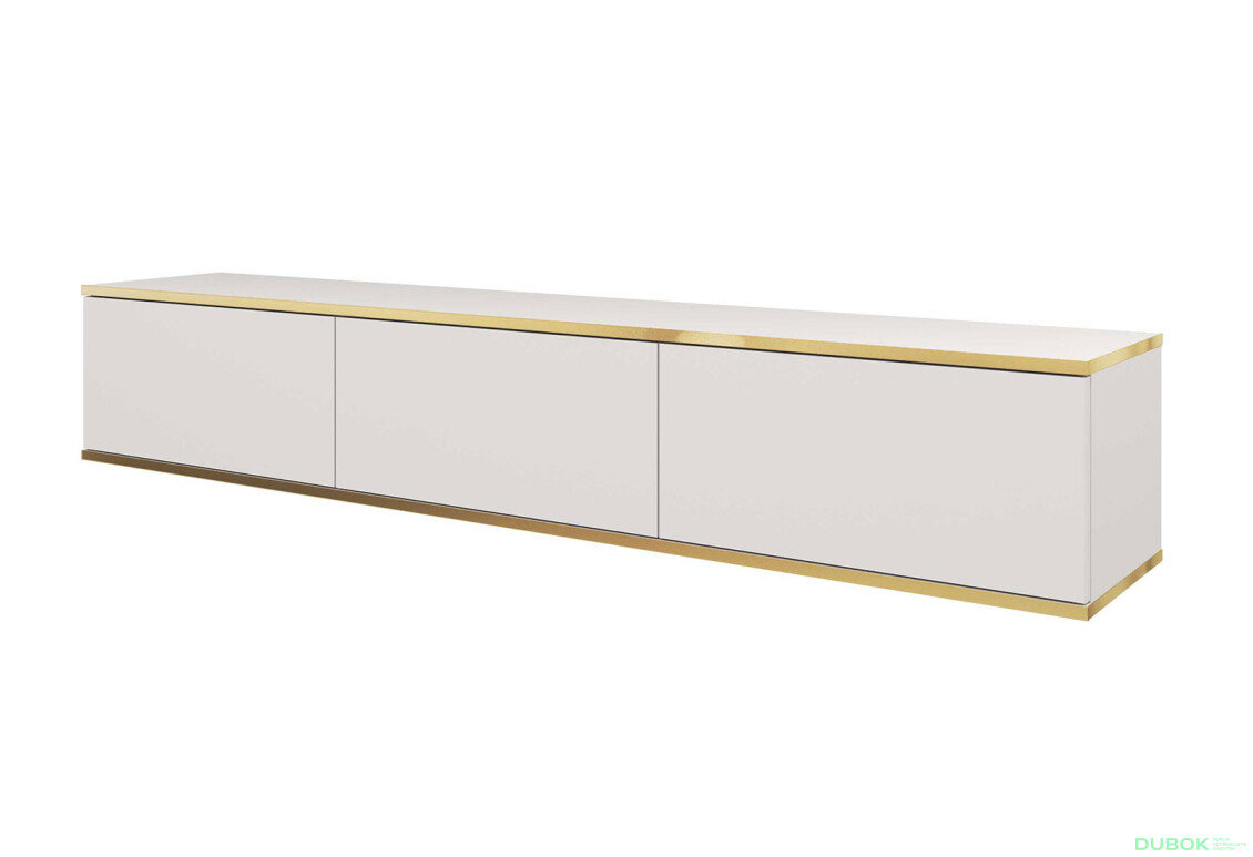 TV stolík RTV 175 biely Oro - Fotografia 1 Fotografia 1 - TV stolík RTV 175 biely Oro