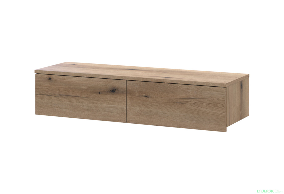 Toaletný stolík Levía dub evoke 2š 100x32x22