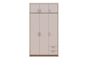 Skriňa Rondi 3 drevotrieska s horným priestorom artisan dub / cashmere 121x52x236 - Fotografia 3 Fotografia 3 - Skriňa Rondi 3 drevotrieska s horným priestorom artisan dub / cashmere 121x52x236