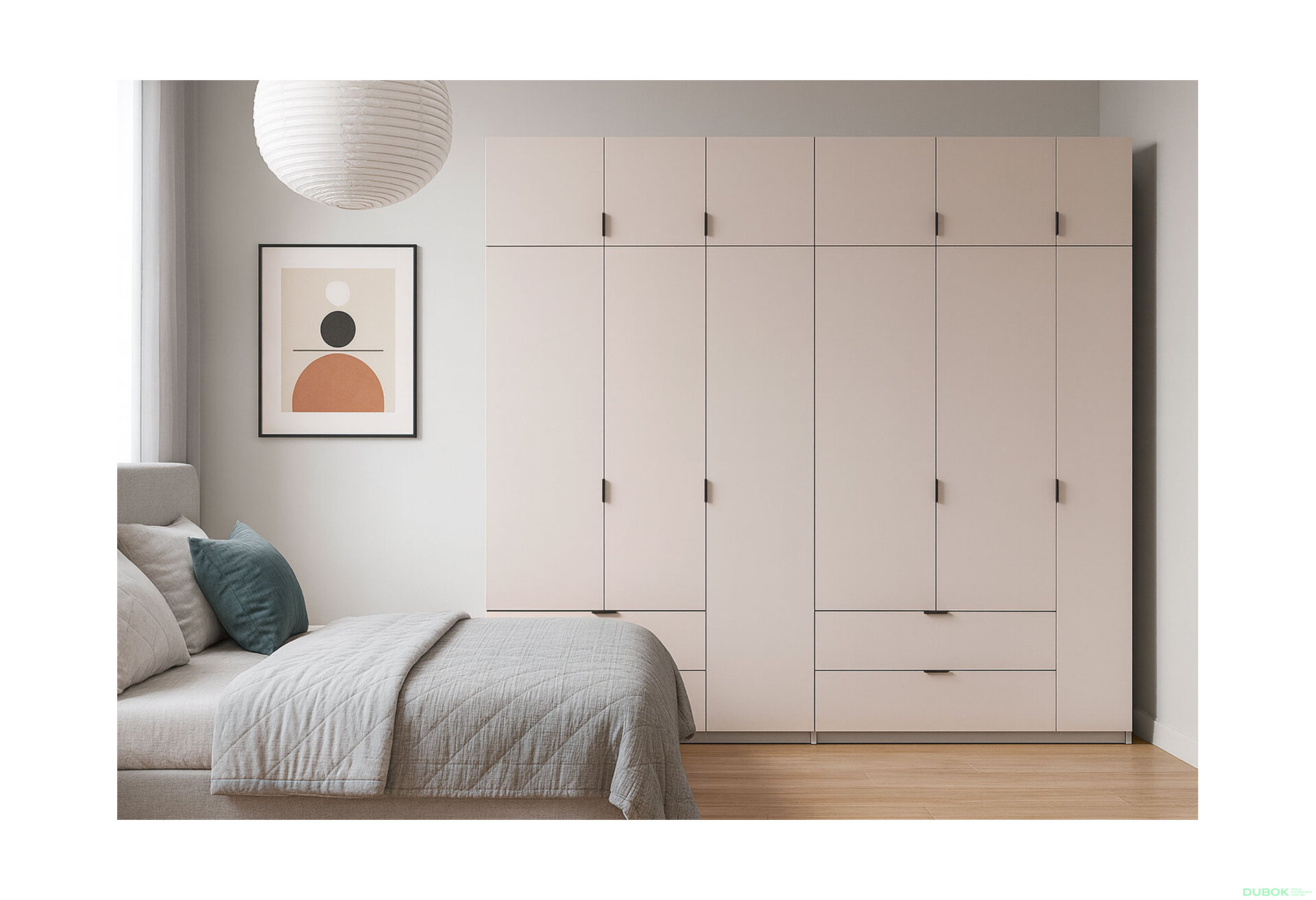 Fotografia 8 - Skriňa Lukas 3+3 DT 255 kašmír