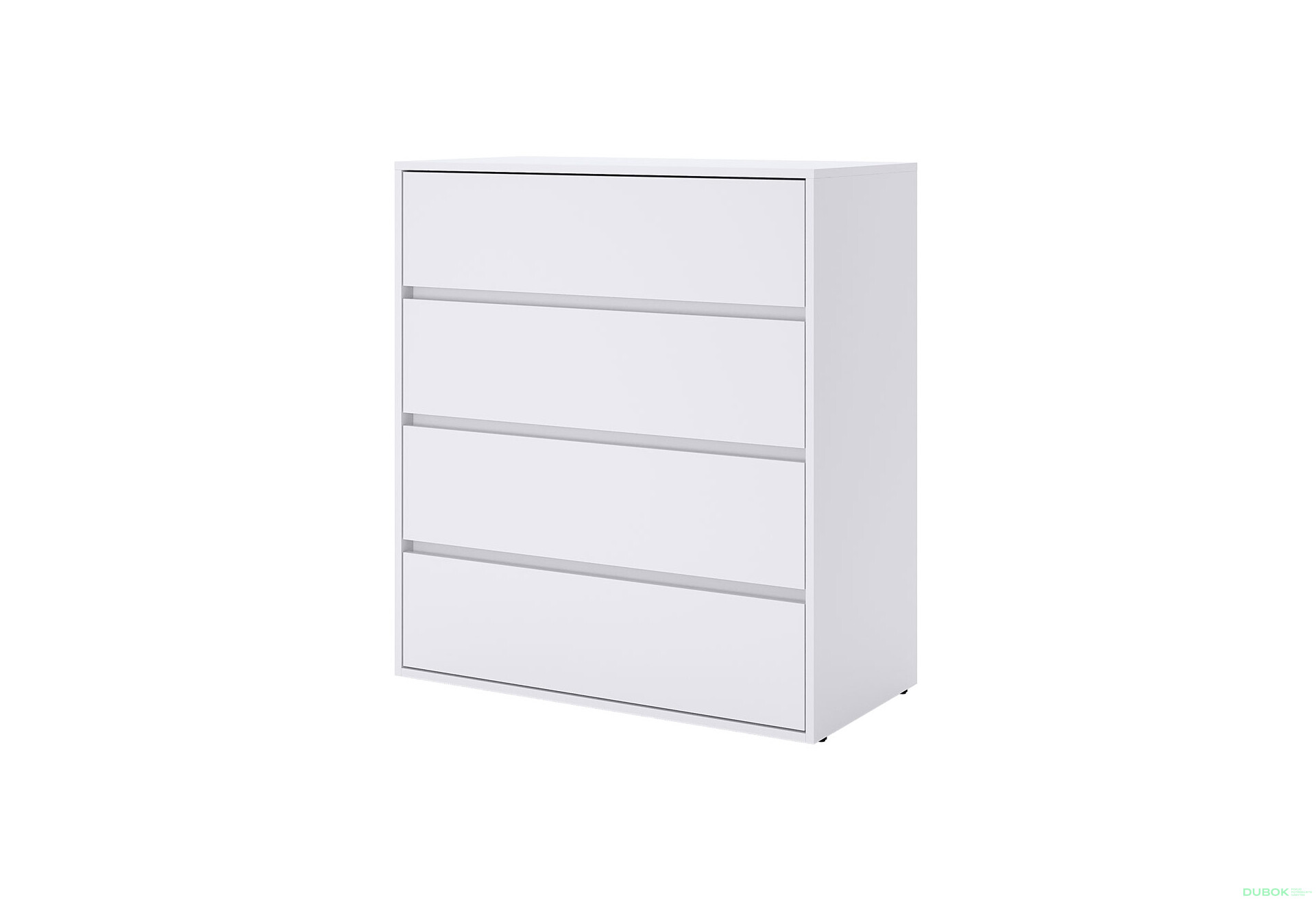 Komoda 4šx Super Mat Biela Tibo - Fotografia 1 Fotografia 1 - Komoda 4šx Super Mat Biela Tibo