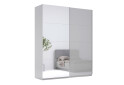 Skriňa s posuvnými dverami 2.0x2.4 m, sivý lesk / zrkadlo Megy - Fotografia 19 Fotografia 19 - Skriňa s posuvnými dverami 2.0x2.4 m, sivý lesk / zrkadlo Megy