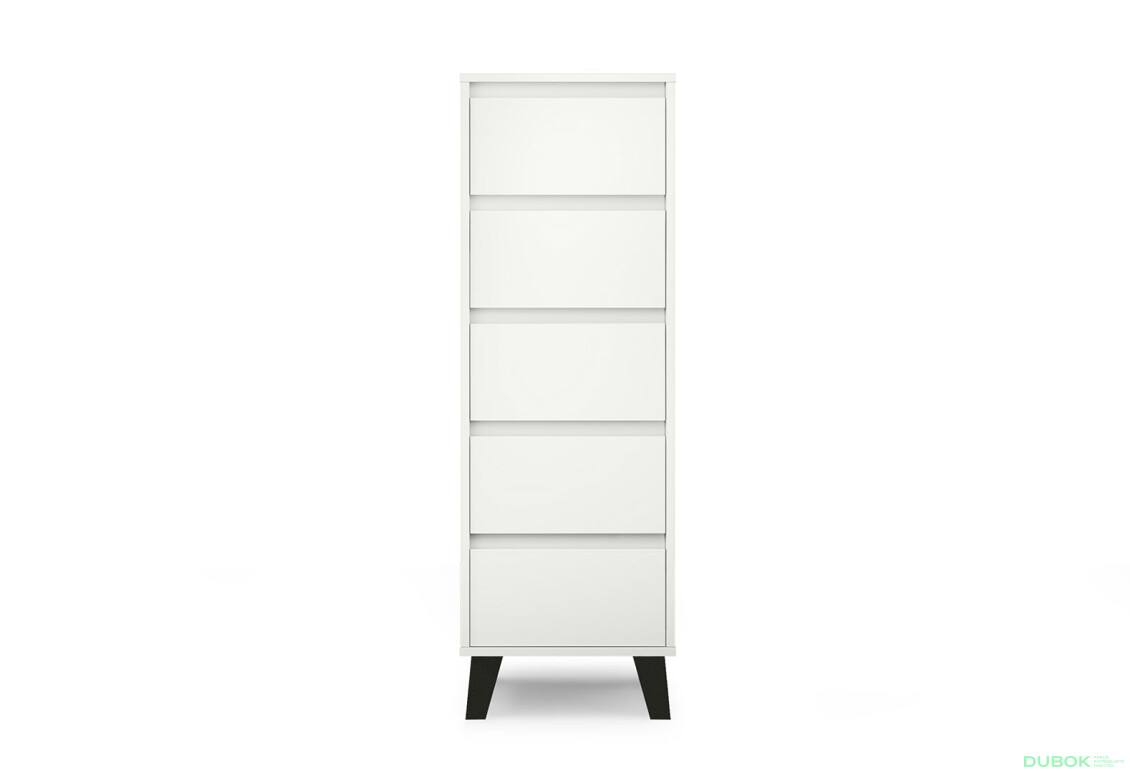 Komoda Borg 5s/40 biela
