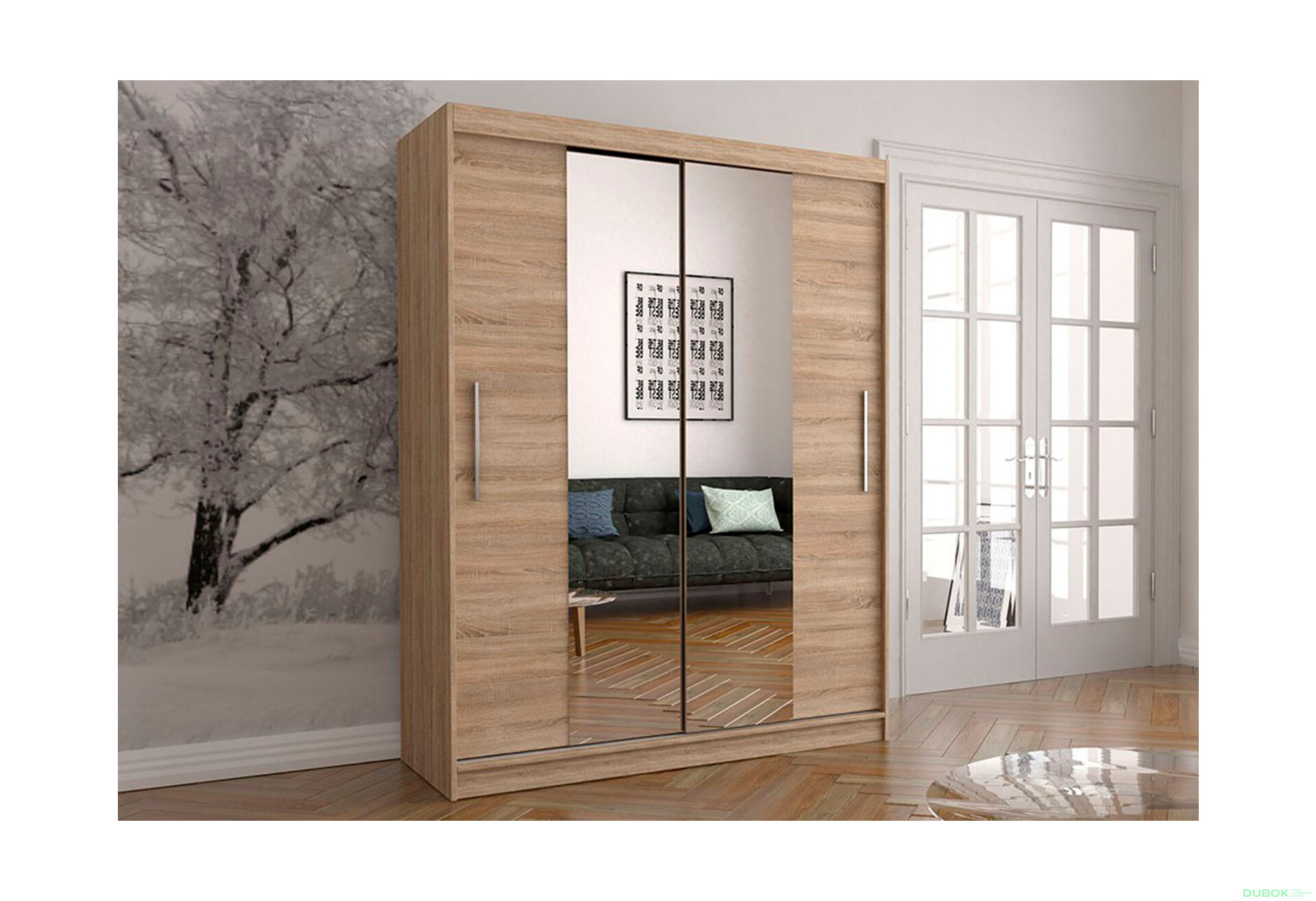 Fotografia 3 - Skriňa Vista 01 dub sonoma