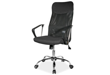 Otočné kreslo Q-025 materiál čierny