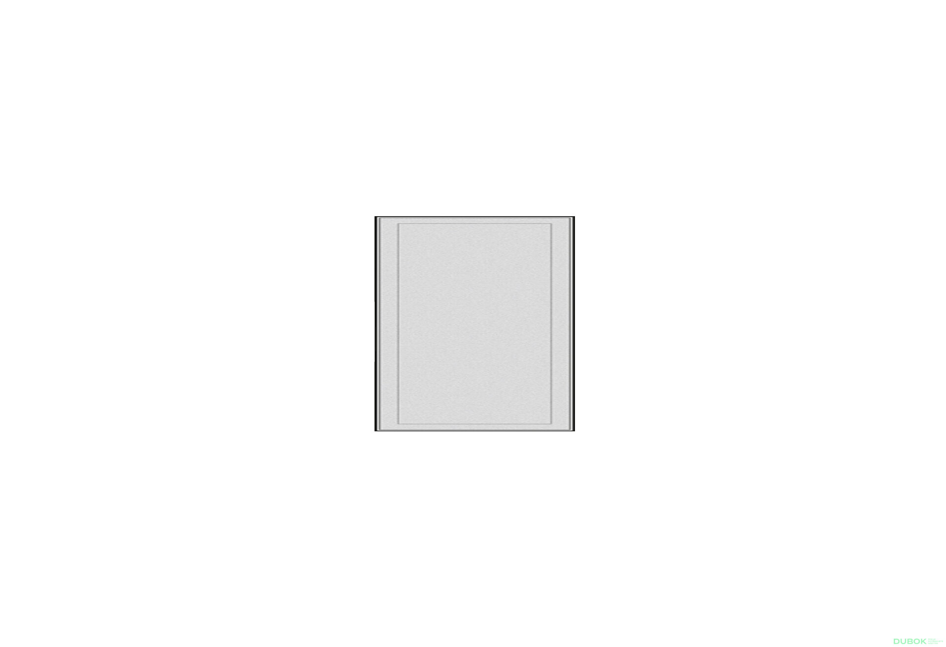 Fotografia 1 - Fasáda F-500x400 (A) Saténové sklo (FP-1) AL