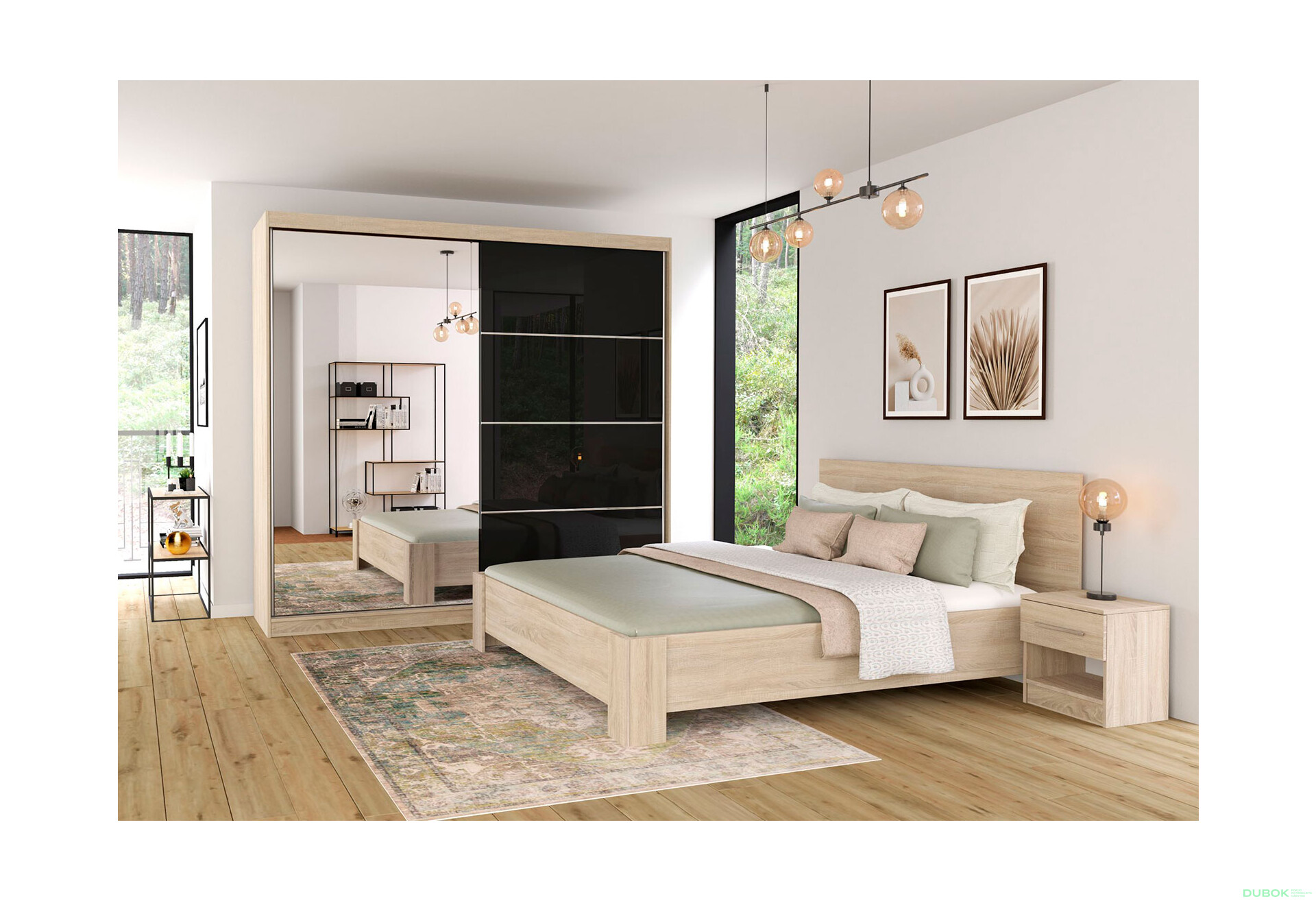 Fotografia 1 - Spálňa 2D III dub sonoma