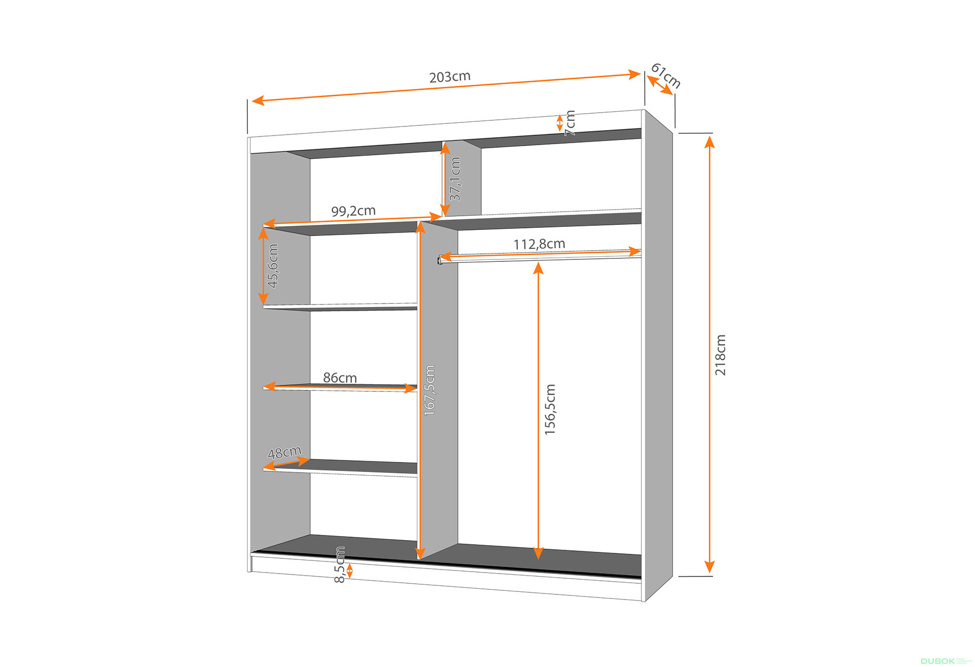Fotografia 2 - Spálňa 2D III dub sonoma