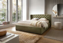 Fotografia 3 - Posteľ Preston 180x200 Matt Velvet 38 Davis, podhlavník 106, C4 Orech