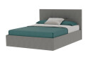 Posteľ s roštom, úložným priestorom Lily 160x200 cm Šedá - Fotografia 1 Fotografia 1 - Posteľ s roštom, úložným priestorom Lily 160x200 cm Šedá