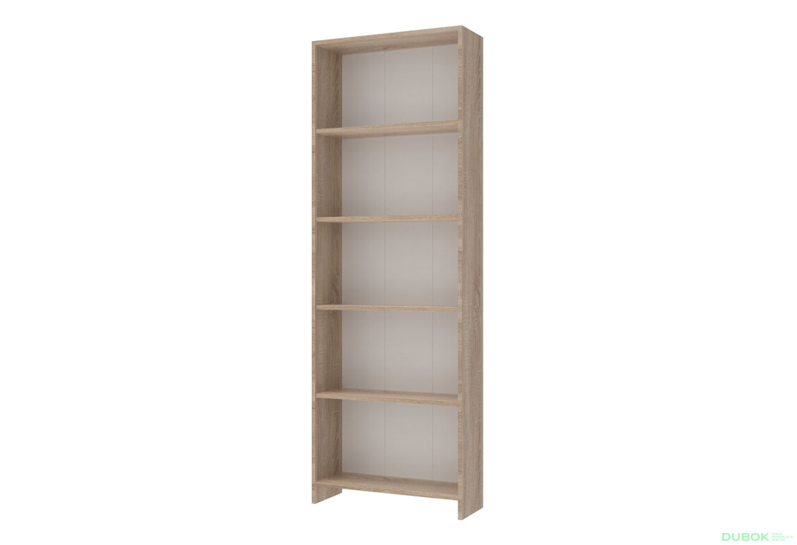 Regál veľký dub sonoma 61x22x180