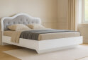 Fotografia 3 - Posteľ 160 bez rámu, biela Luiza