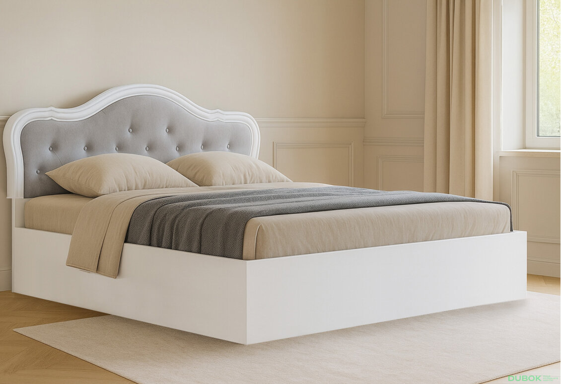 Fotografia 3 - Posteľ 160 výklopná s roštom, biela Luiza