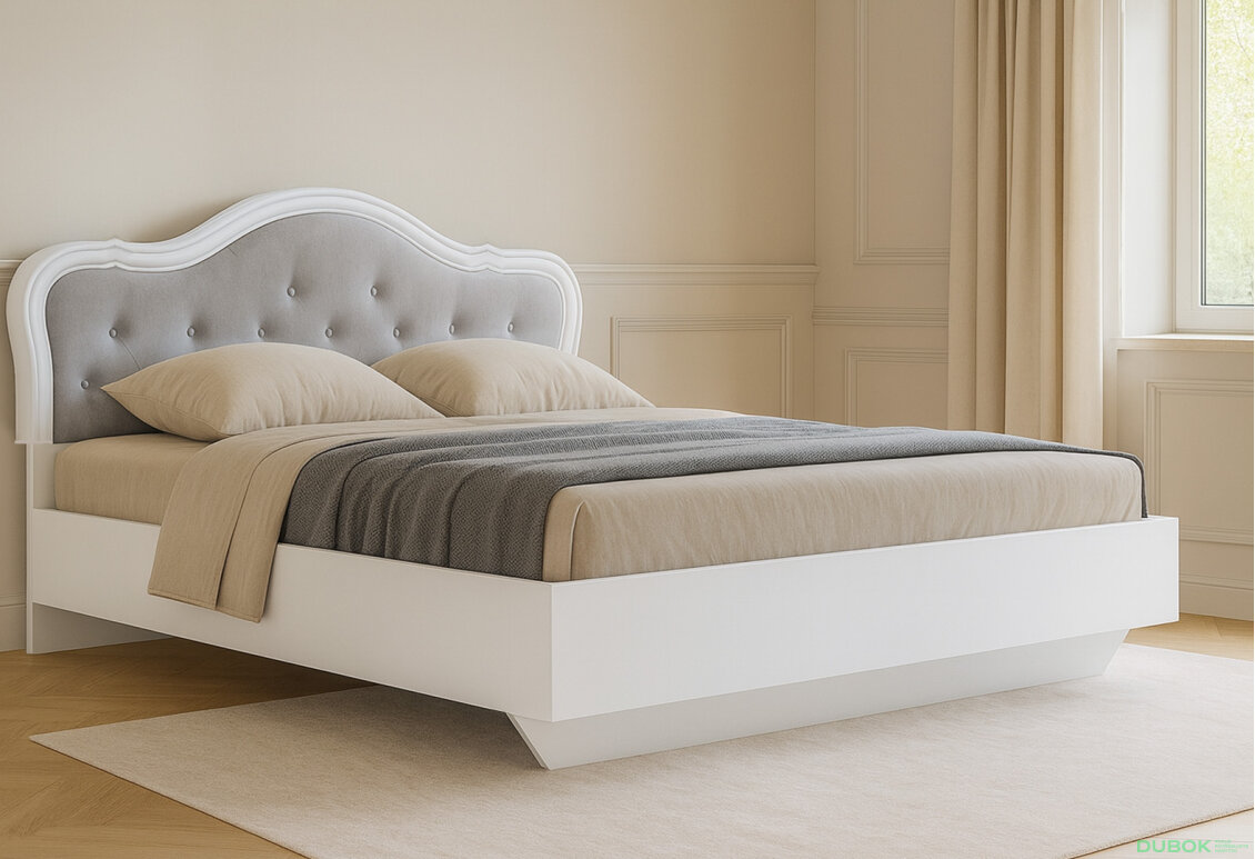 Fotografia 3 - Posteľ 180 bez roštu, biela Luiza