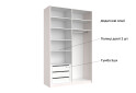 Skriňa s posuvnými dverami Lili 1,5x2,4m (Dvere Lesklý Kašmír/Zrkadlo), séria N Lily - Fotografia 4 Fotografia 4 - Skriňa s posuvnými dverami Lili 1,5x2,4m (Dvere Lesklý Kašmír/Zrkadlo), séria N Lily