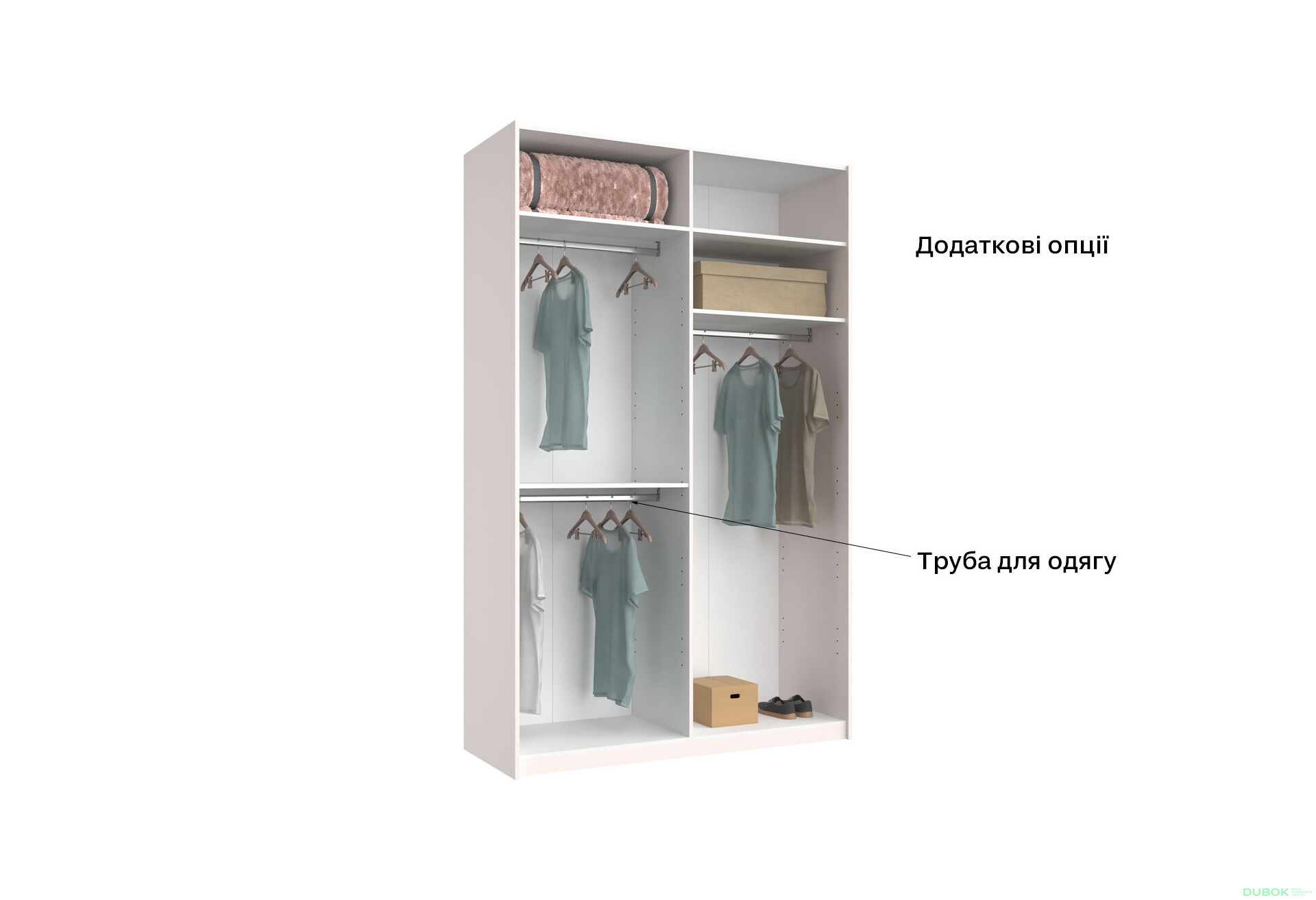 Skriňa s posuvnými dverami Lili 1,5x2,4m (Dvere Lesklý Kašmír/Zrkadlo), séria N Lily - Fotografia 7 Fotografia 7 - Skriňa s posuvnými dverami Lili 1,5x2,4m (Dvere Lesklý Kašmír/Zrkadlo), séria N Lily