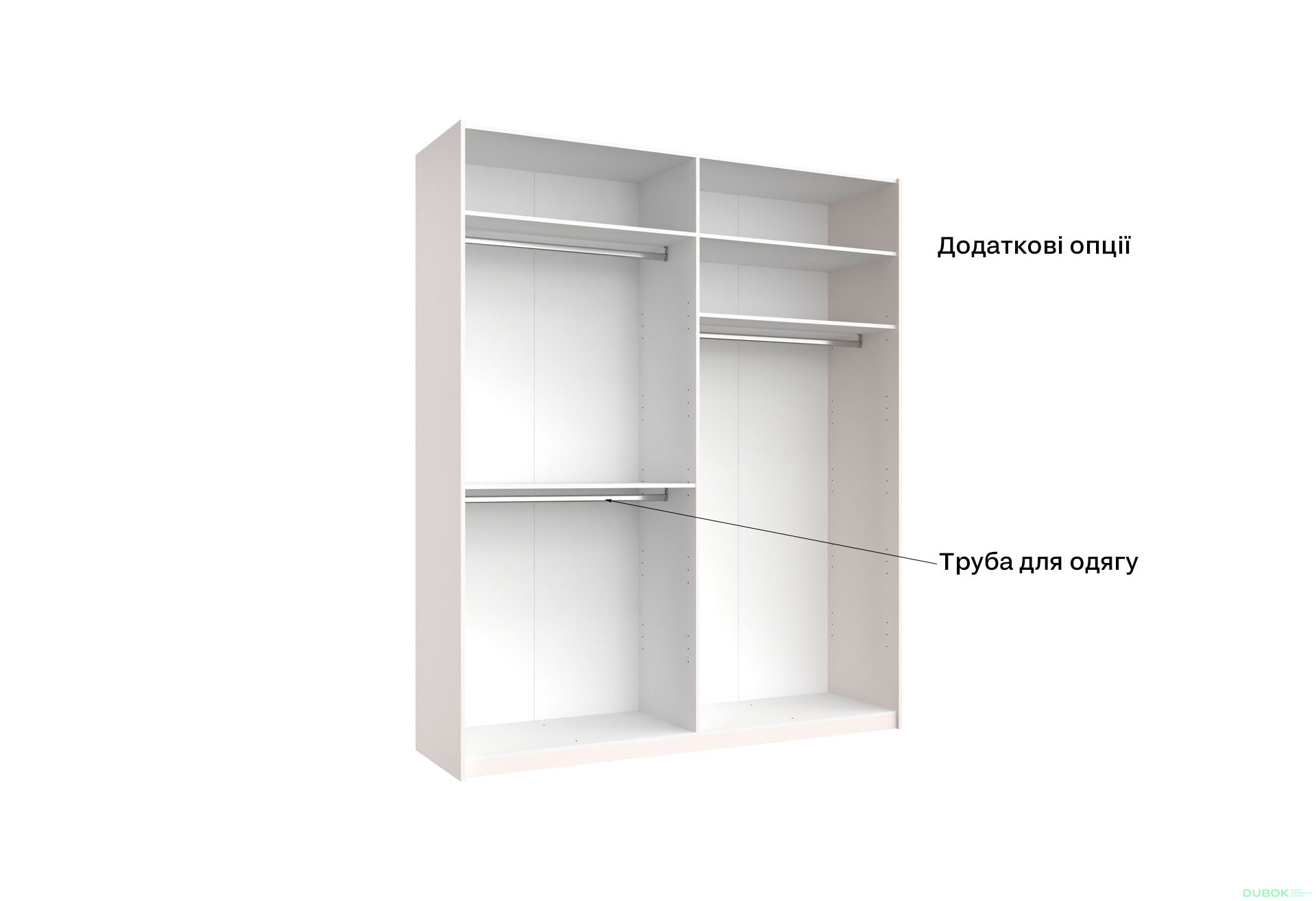 Skriňa s posuvnými dverami Lili 2,0x2,4m (Dvere Lesklý Kašmír), séria N Lily - Fotografia 10 Fotografia 10 - Skriňa s posuvnými dverami Lili 2,0x2,4m (Dvere Lesklý Kašmír), séria N Lily