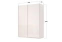Fotografia 14 - Skriňa s posuvnými dverami Lili 2,0x2,4m (Dvere Lesklý Kašmír), séria N Lily
