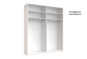 Skriňa s posuvnými dverami Lili 2,0x2,4m (Dvere Lesklý Kašmír), séria N Lily - Fotografia 2 Fotografia 2 - Skriňa s posuvnými dverami Lili 2,0x2,4m (Dvere Lesklý Kašmír), séria N Lily