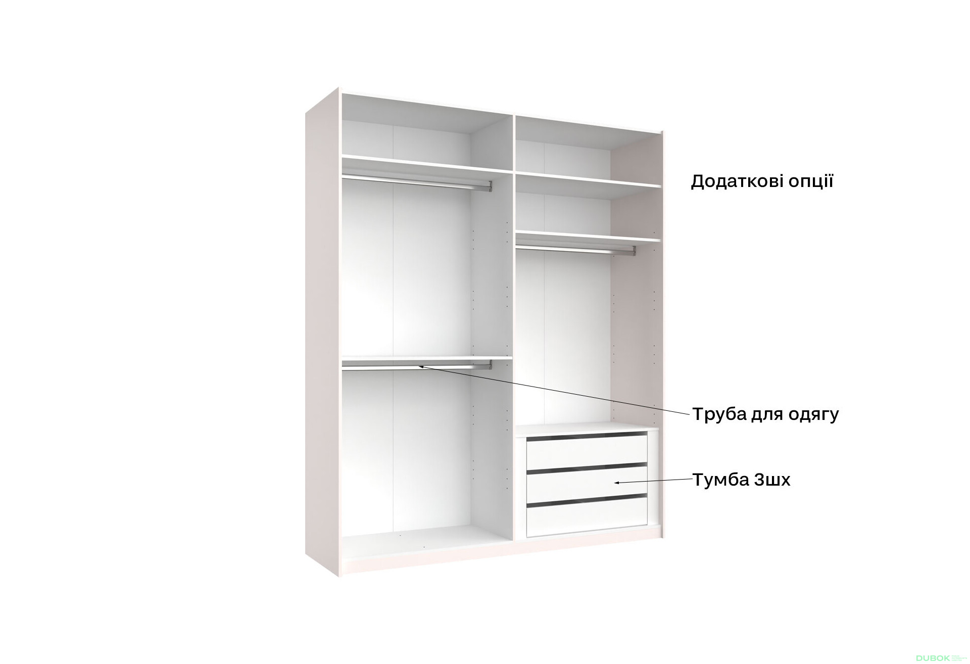 Skriňa s posuvnými dverami Lili 2,0x2,4m (Dvere Lesklý Kašmír), séria N Lily - Fotografia 6 Fotografia 6 - Skriňa s posuvnými dverami Lili 2,0x2,4m (Dvere Lesklý Kašmír), séria N Lily