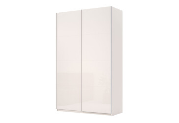 Skriňa s posuvnými dverami Lili 1,5x2,4m (Dvere Lesklý Kašmír), séria N