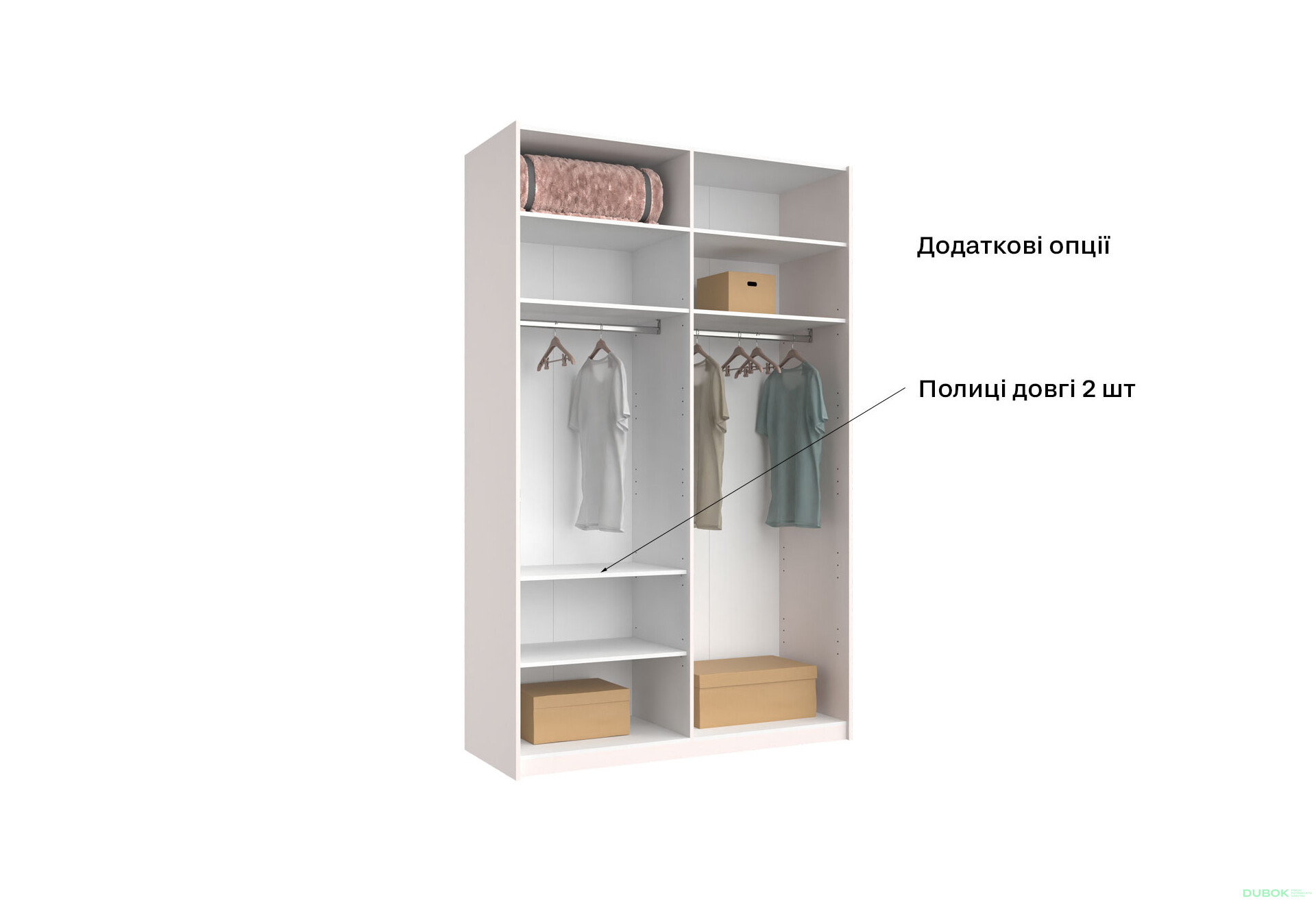Skriňa s posuvnými dverami Lili 1,5x2,4m (Dvere Lesklý Kašmír), séria N Lily - Fotografia 9 Fotografia 9 - Skriňa s posuvnými dverami Lili 1,5x2,4m (Dvere Lesklý Kašmír), séria N Lily