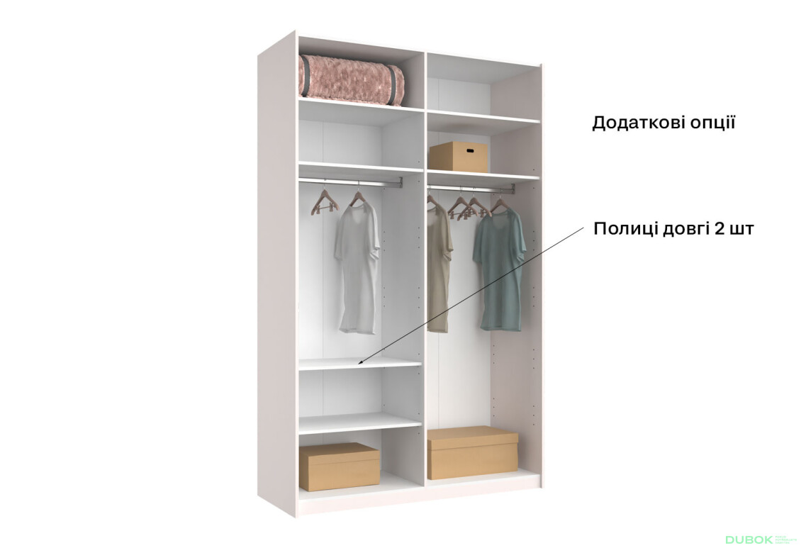 Skriňa s posuvnými dverami Lili 1,5x2,4m (Dvere Lesklý Kašmír), séria N Lily - Fotografia 9 Fotografia 9 - Skriňa s posuvnými dverami Lili 1,5x2,4m (Dvere Lesklý Kašmír), séria N Lily
