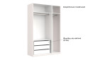 Skriňa s posuvnými dverami Lili 1,5x2,4m (Dvere Lesklý Kašmír), séria N Lily - Fotografia 16 Fotografia 16 - Skriňa s posuvnými dverami Lili 1,5x2,4m (Dvere Lesklý Kašmír), séria N Lily