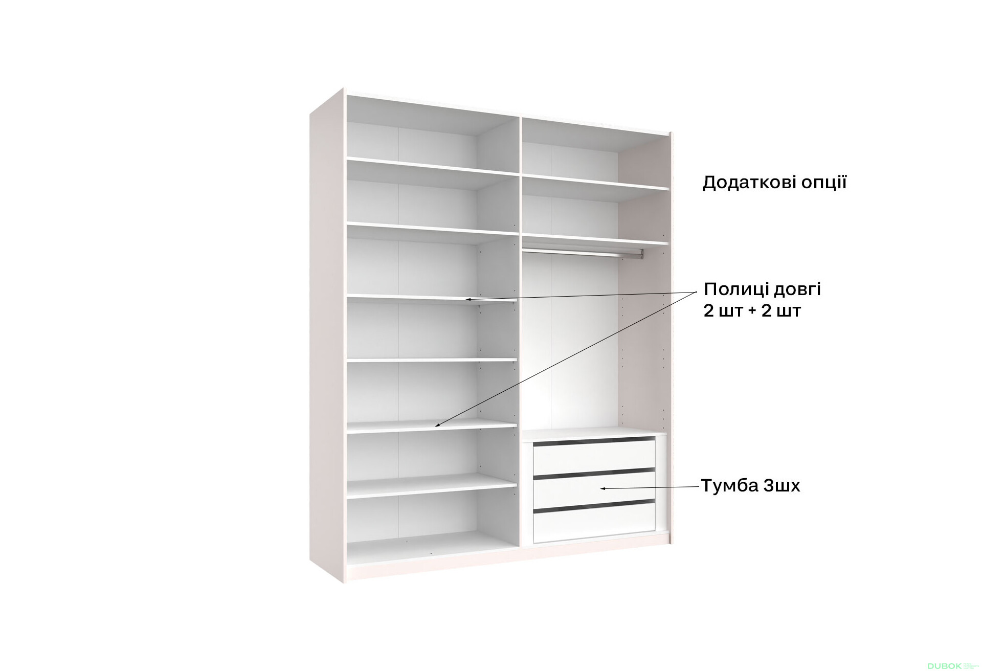 Skriňa s posuvnými dverami 2.0x2.4m (Dvere Lesklý Kašmír/Zrkadlo), séria N Lily - Fotografia 8 Fotografia 8 - Skriňa s posuvnými dverami 2.0x2.4m (Dvere Lesklý Kašmír/Zrkadlo), séria N Lily