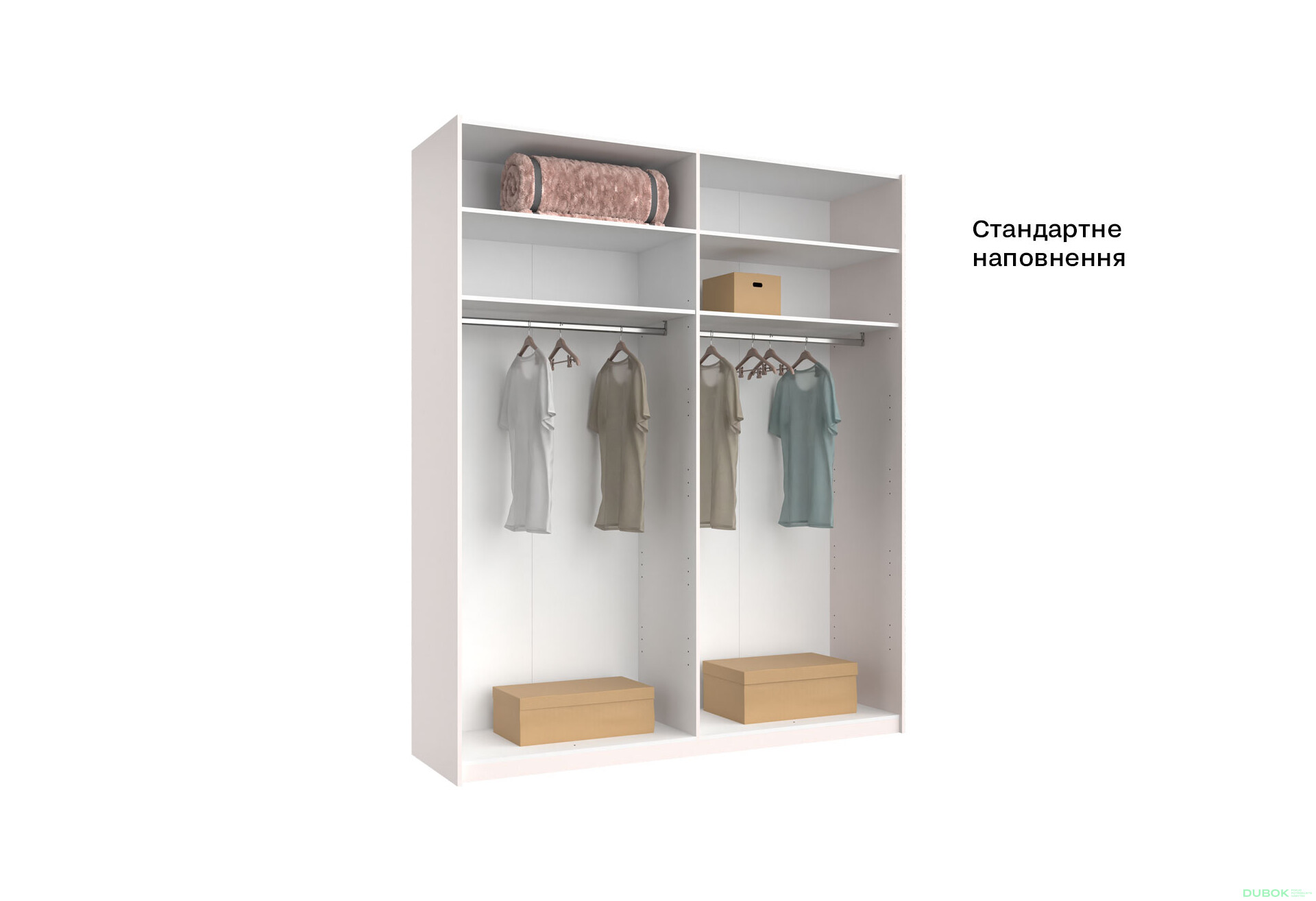 Skriňa s posuvnými dverami 2.0x2.4m (Dvere Lesklý Kašmír/Zrkadlo), séria N Lily - Fotografia 3 Fotografia 3 - Skriňa s posuvnými dverami 2.0x2.4m (Dvere Lesklý Kašmír/Zrkadlo), séria N Lily