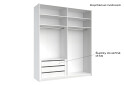 Skriňa s posuvnými dverami 2.0x2.4m (Dvere Lesklý Kašmír/Zrkadlo), séria N Lily - Fotografia 14 Fotografia 14 - Skriňa s posuvnými dverami 2.0x2.4m (Dvere Lesklý Kašmír/Zrkadlo), séria N Lily