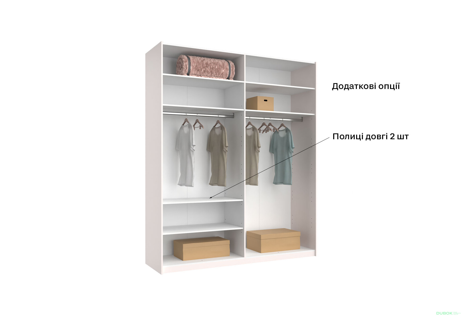 Skriňa s posuvnými dverami 2.0x2.4m (Dvere Lesklý Kašmír/Zrkadlo), séria N Lily - Fotografia 4 Fotografia 4 - Skriňa s posuvnými dverami 2.0x2.4m (Dvere Lesklý Kašmír/Zrkadlo), séria N Lily