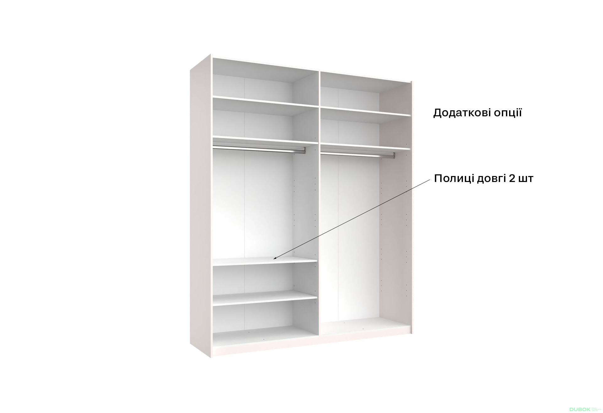 Skriňa s posuvnými dverami 2.0x2.4m (Dvere Lesklý Kašmír/Zrkadlo), séria N Lily - Fotografia 5 Fotografia 5 - Skriňa s posuvnými dverami 2.0x2.4m (Dvere Lesklý Kašmír/Zrkadlo), séria N Lily