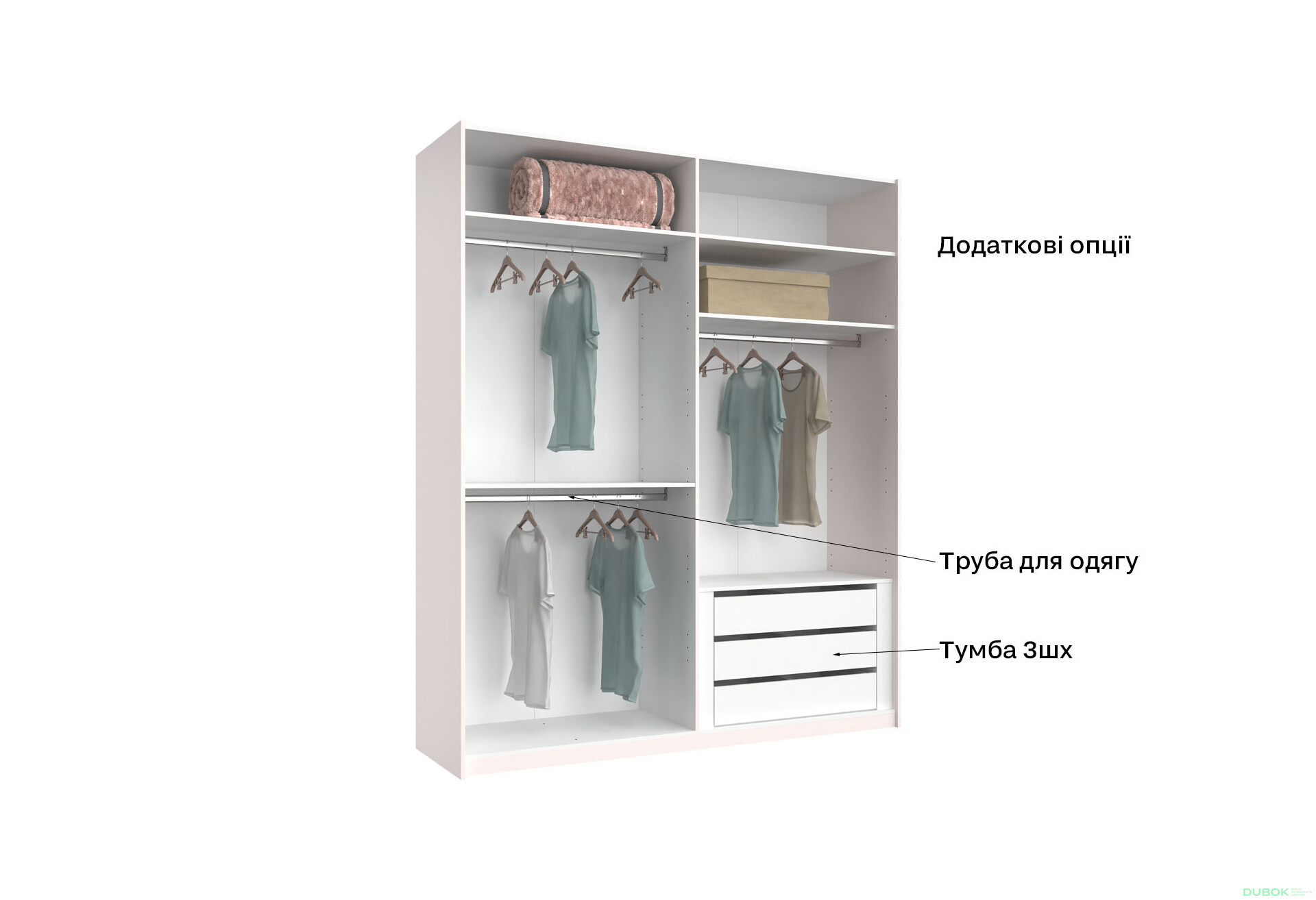 Skriňa s posuvnými dverami 2.0x2.4m (Dvere Lesklý Kašmír/Zrkadlo), séria N Lily - Fotografia 7 Fotografia 7 - Skriňa s posuvnými dverami 2.0x2.4m (Dvere Lesklý Kašmír/Zrkadlo), séria N Lily
