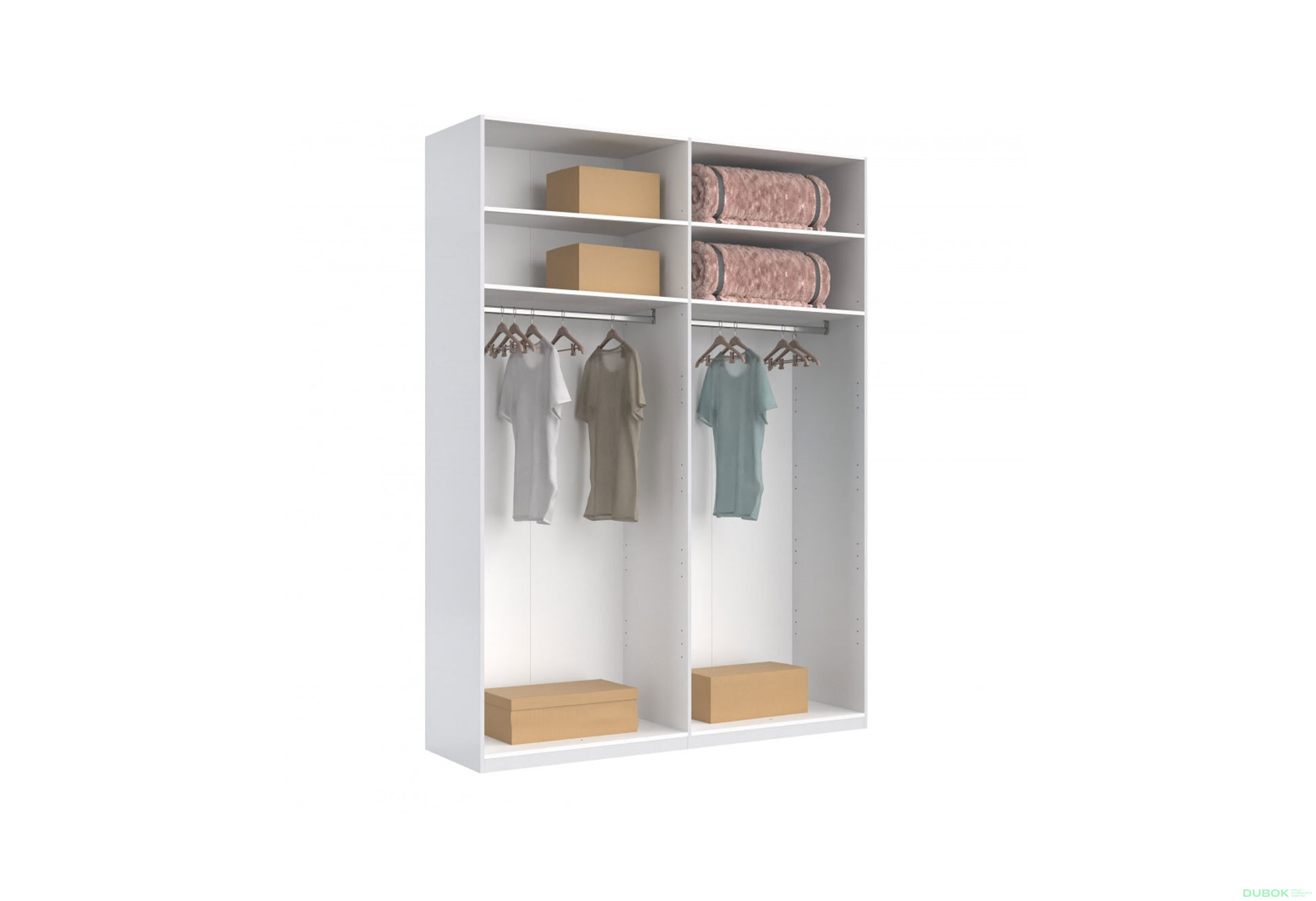 Fotografia 4 - Skriňa 4-dverová Bez zrkadiel Kašmír séria N Bruno