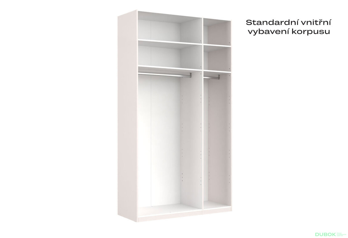 Fotografia 6 - Skriňa 3dv Bez zrkadiel Kašmír séria N Bruno