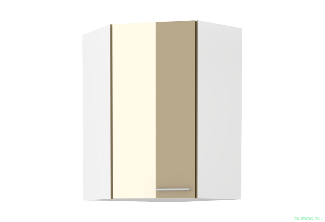 58x58 GN-90 1F Lara biely / cappuccino lesk