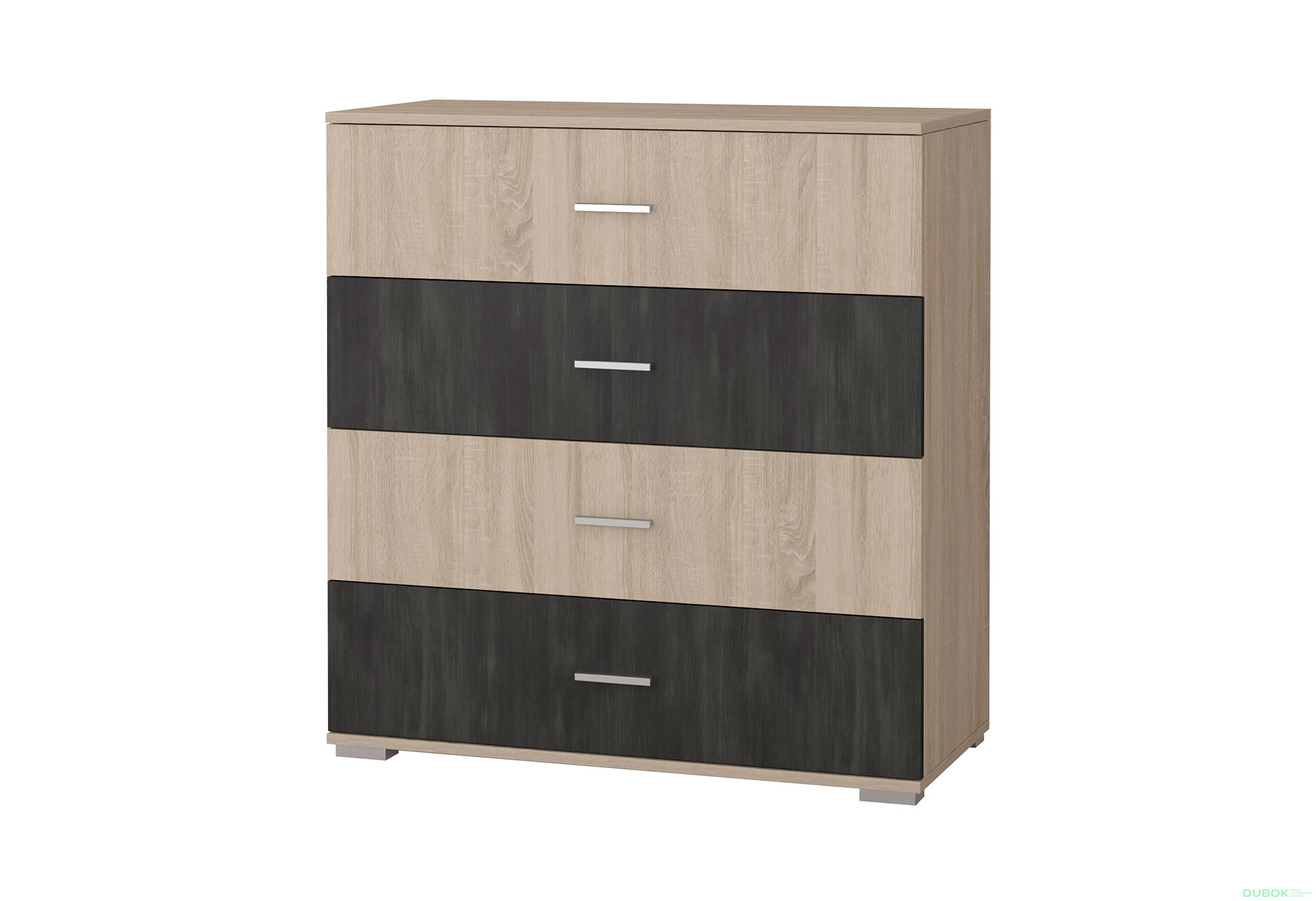 Fotografia 1 - Komoda 4S Wenecja dub sonoma / dub canterbury Idczak meble