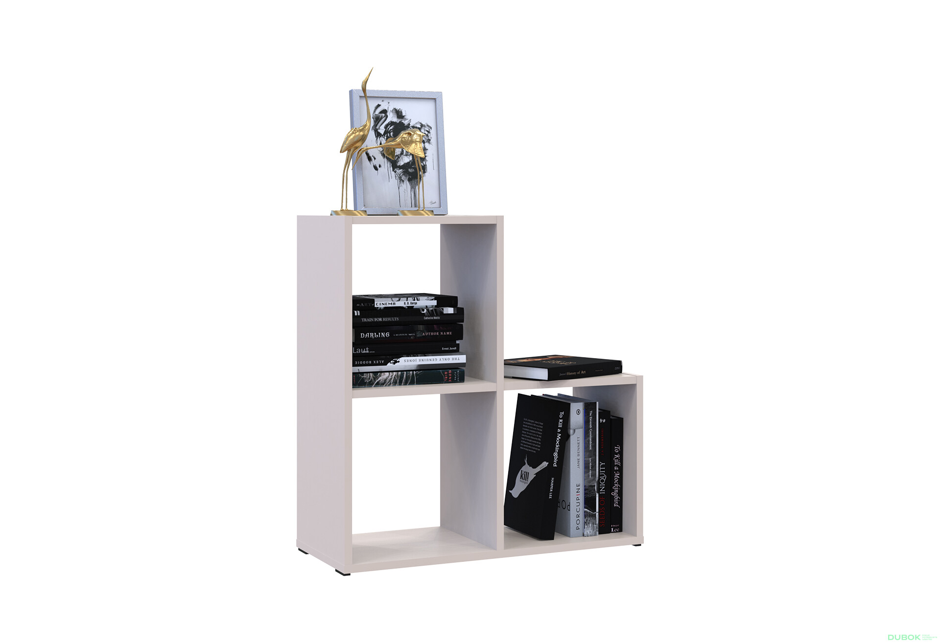 Fotografia 6 - Regál otvorený Step 2х2 69х28.8х71.4 kašmír