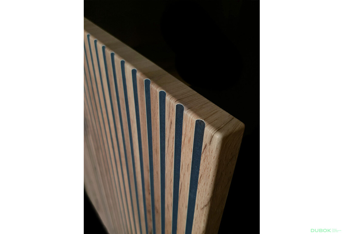 Komoda K104 1 pkt Ľad Sento čierny / dub wotan - Fotografia 7 Fotografia 7 - Komoda K104 1 pkt Ľad Sento čierny / dub wotan