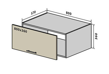 V68 Okenný parapet 80
