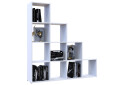 Fotografia 6 - Regál otvorený Step 4х4 136.2х28.8х140.7 biely