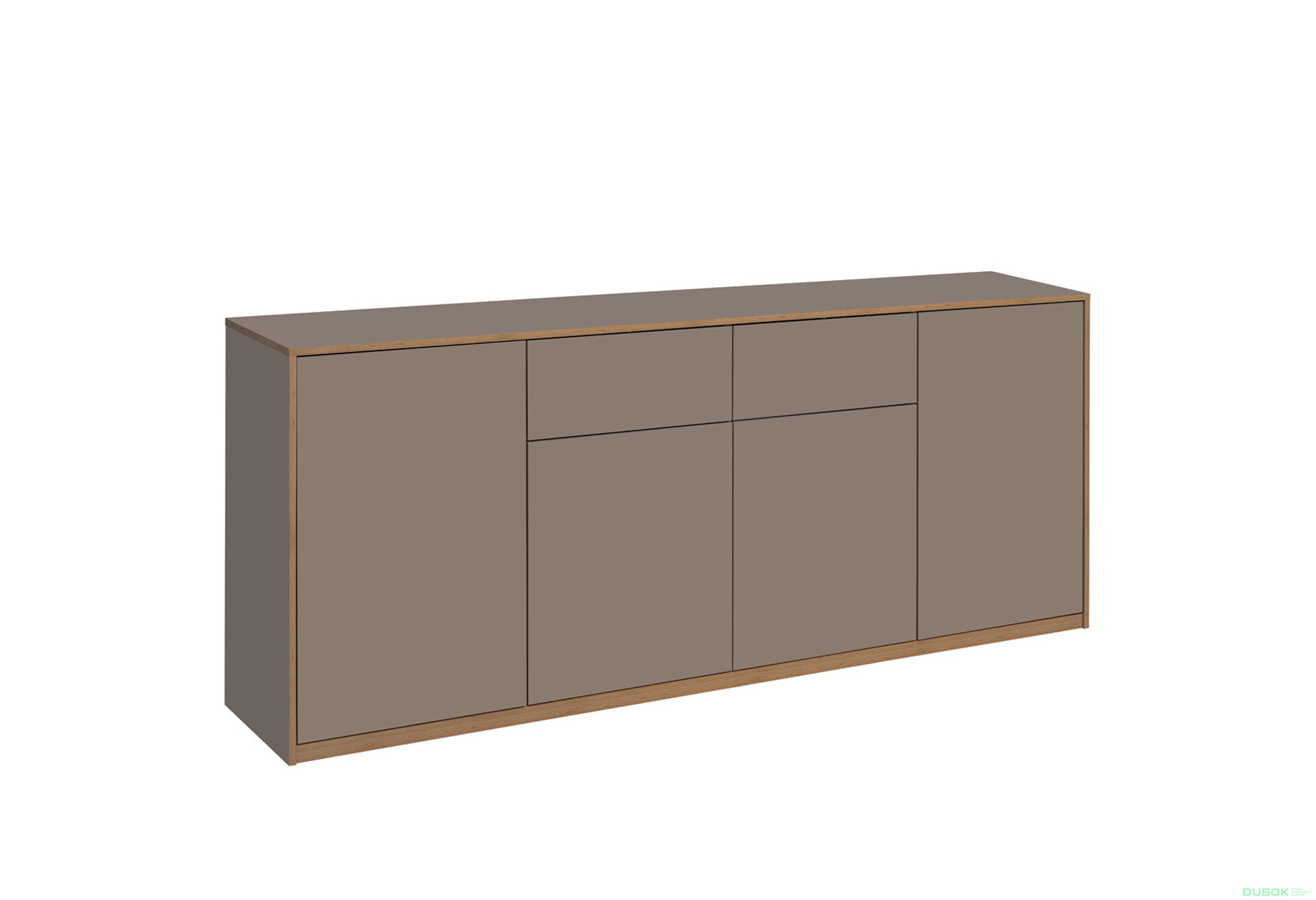 Fotografia 2 - Komoda 4d2s sivý kubanit Complex