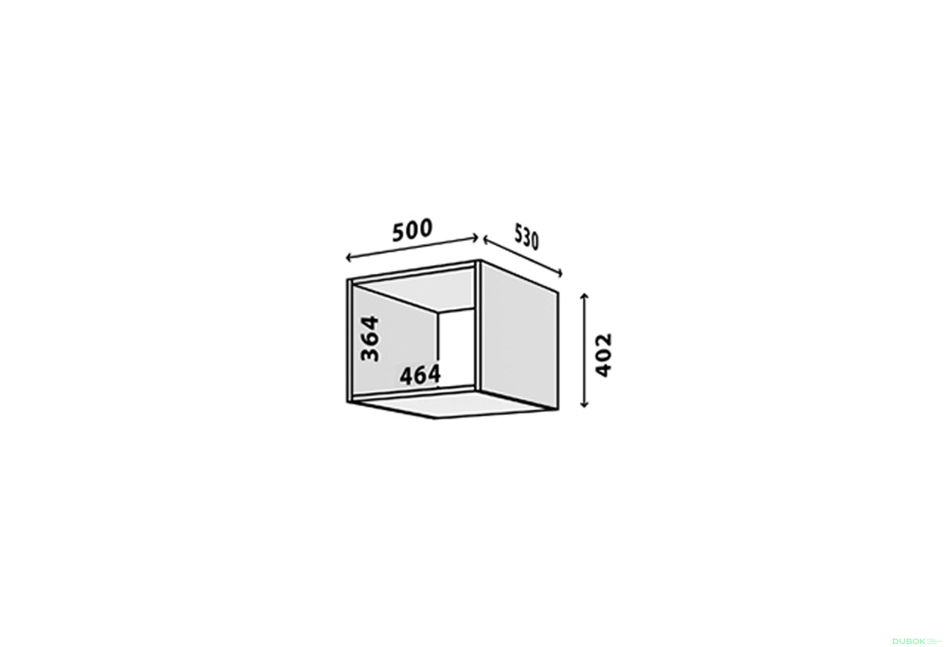 Fotografia 2 - Modul №11 A-500x402 DTD 18 mm biely
