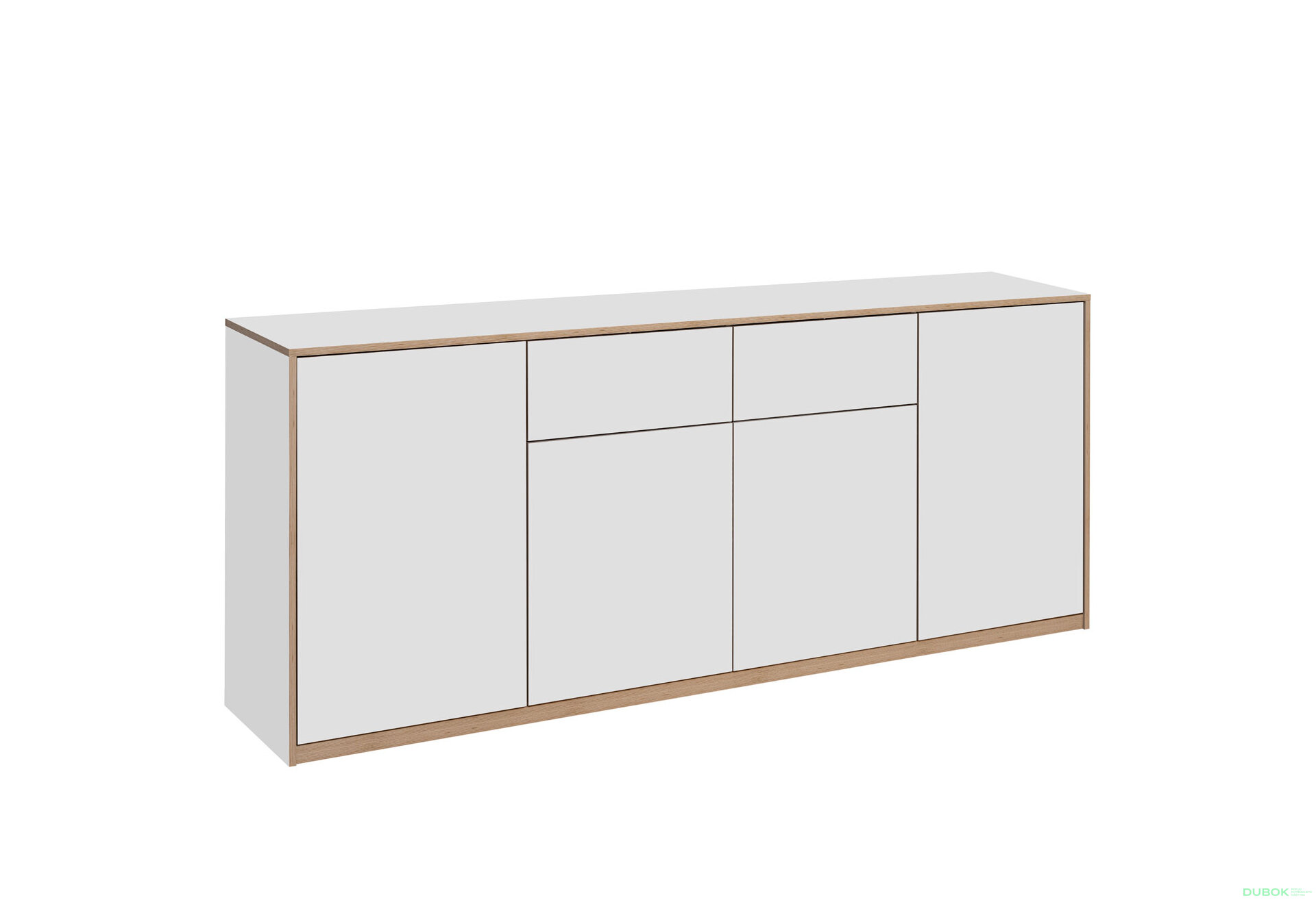 Fotografia 2 - Komoda 4d2s biela Complex